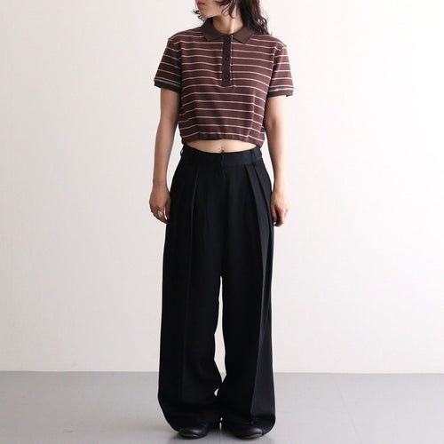 Border Polo Tops #CHO [12610606]