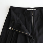 Lightweight Tuck Trousers #BLK [12520704]