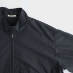 ULTRA FINE TROPICAL WOOL ZIP BLOUSON #TOP CHARCOAL [A26SB01MT]