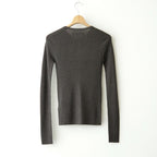 Silkwool Knit Cardigan #D/BRN [12620501]