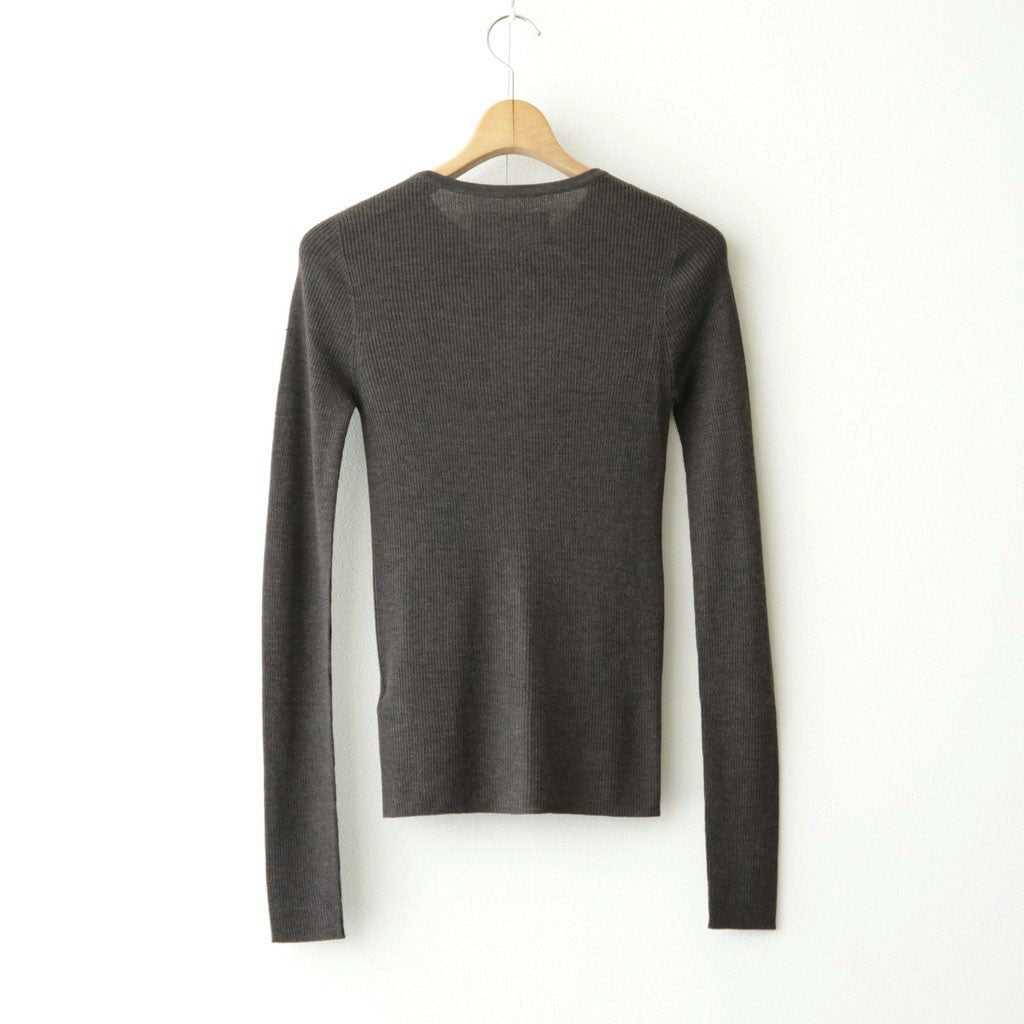 Silkwool Knit Cardigan #D/BRN [12620501]