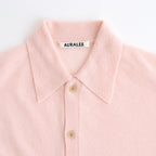 HIGH GAUGE SOFT CASHMERE KNIT SHIRT CARDIGAN #LIGHT PINK [A26AC03SM]