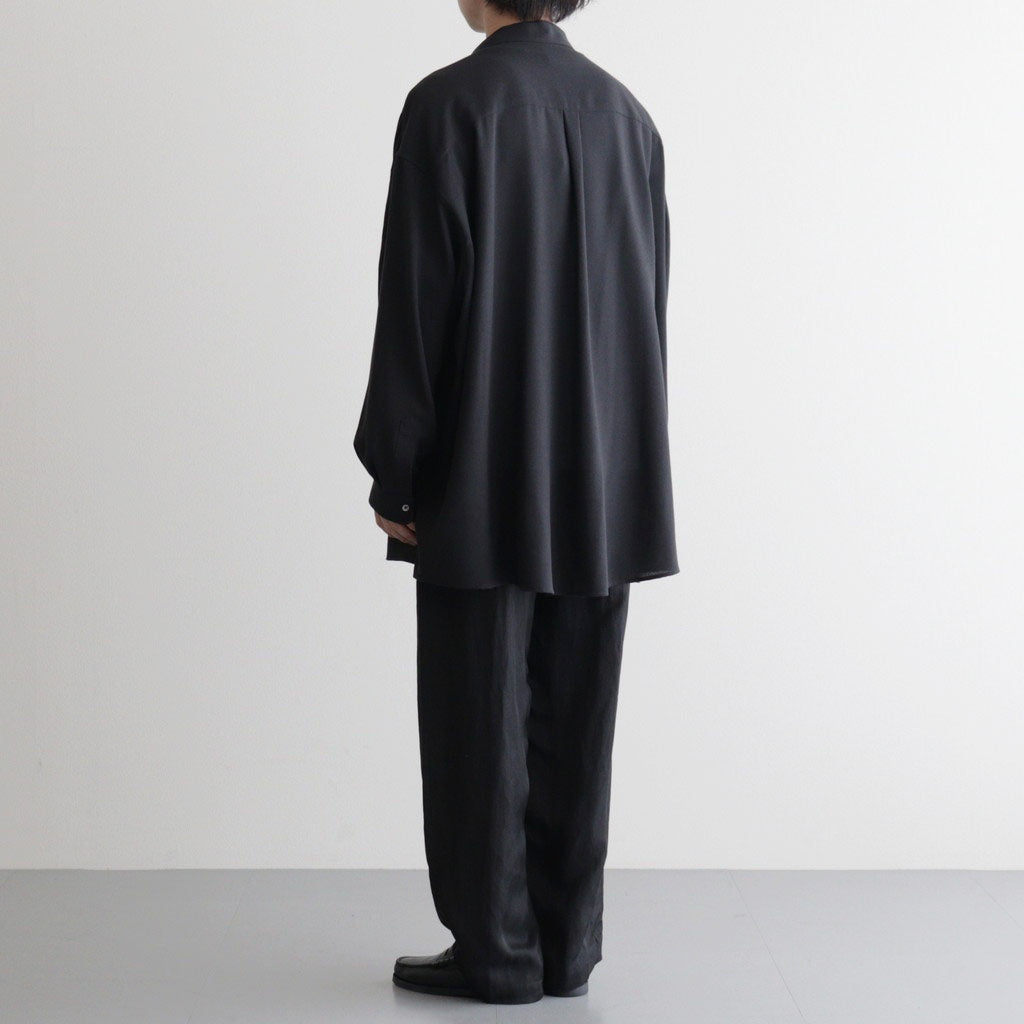 Viscose Viyella L/S Sleeping Shirt #CHARCOAL [GM261-50456]