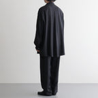 Viscose Viyella L/S Sleeping Shirt #CHARCOAL [GM261-50456]