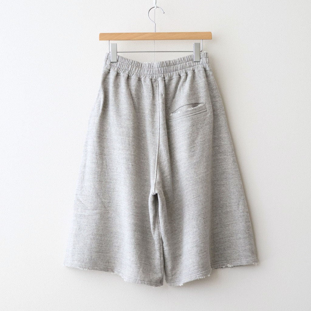 Sweat Half Pants #GREY [I26SS-BC9 A]