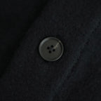 EXTRA FINE WOOL KNIT TUCKED CARDIGAN #BLACK [ST.1298]