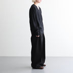 Woolcashmere Vneck Knit #BLK [12620508]