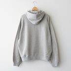 COTTON CASHMERE SWEAT ZIP HOODY #GREY [ST.1469]