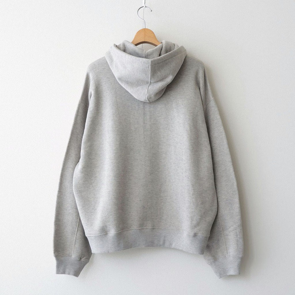COTTON CASHMERE SWEAT ZIP HOODY #GREY [ST.1469]