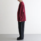 MOHAIR CARDIGAN #BURGUNDY [H2302-K012]