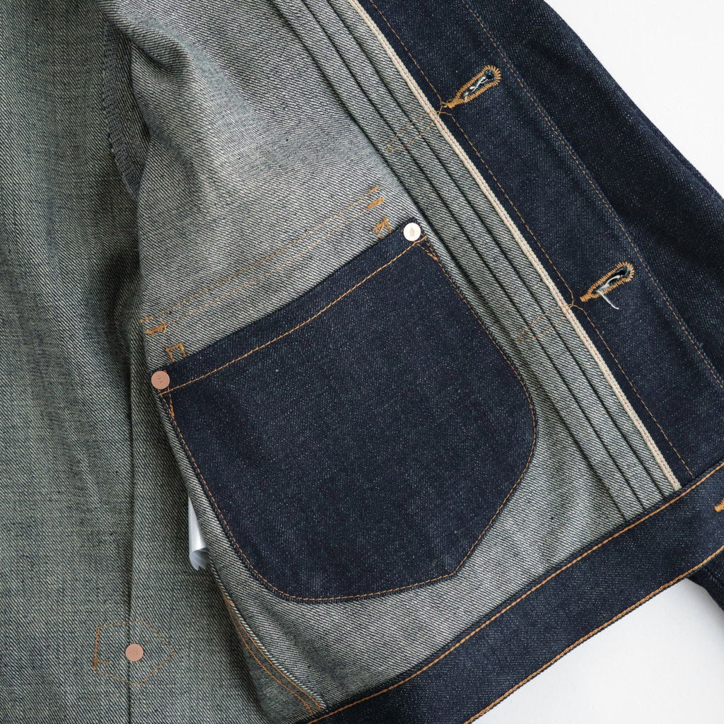 CLASSIC DENIM JACKET #RIGID INDIGO [CLASS001]