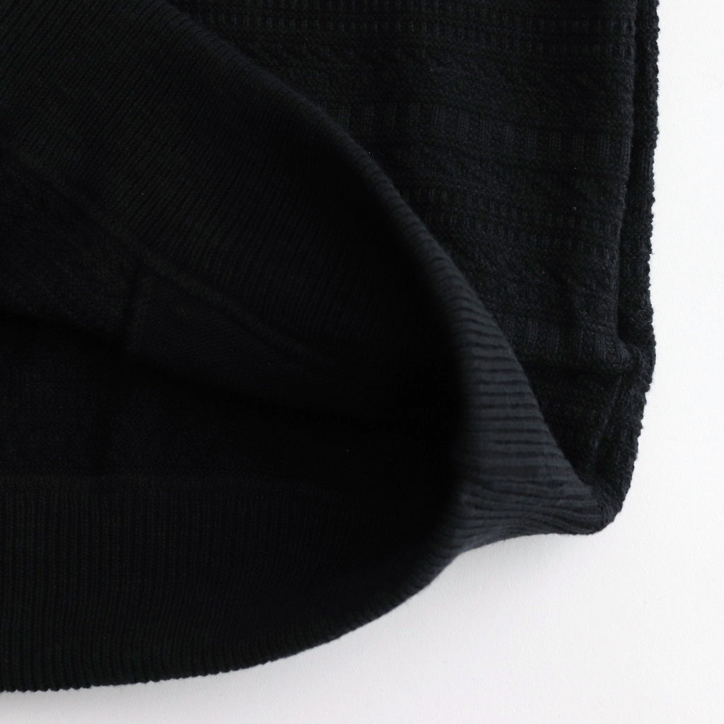 Links Zip Up Vest #Black [2501-017]