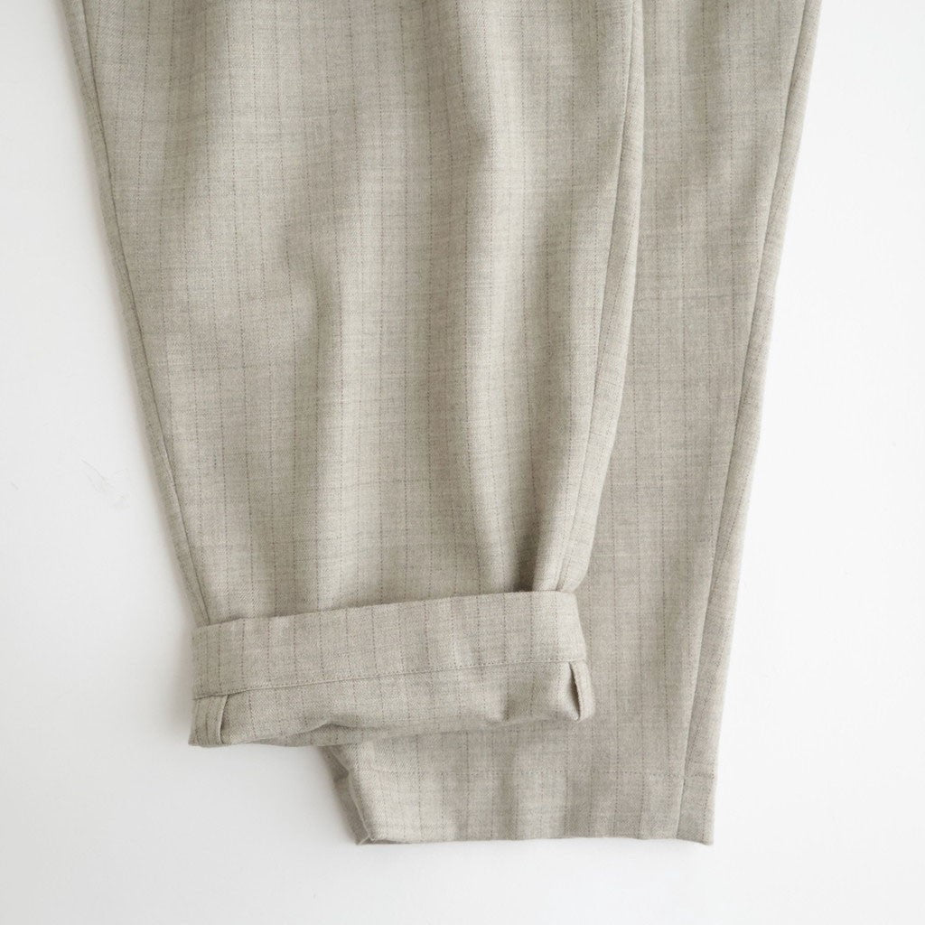 よそいきオーバータックPT #BEIGE STRIPE [D226-P106]