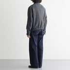 Herringborn Tweed Zip Blouson #Black [YK26FW01314B]