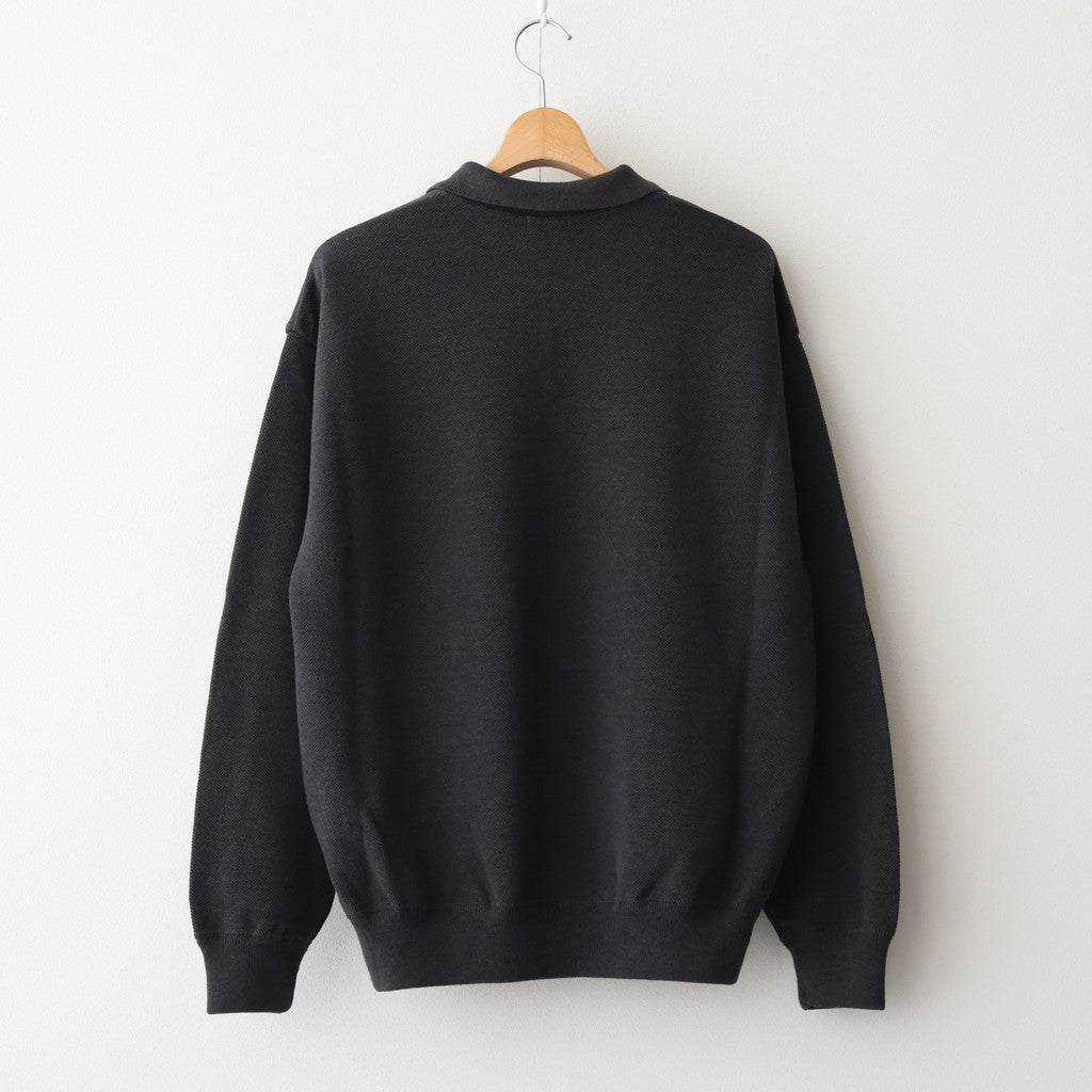 Co/Wo Moss Stitch Skipper #CHARCOAL [2503-003] - ciacura 三重県