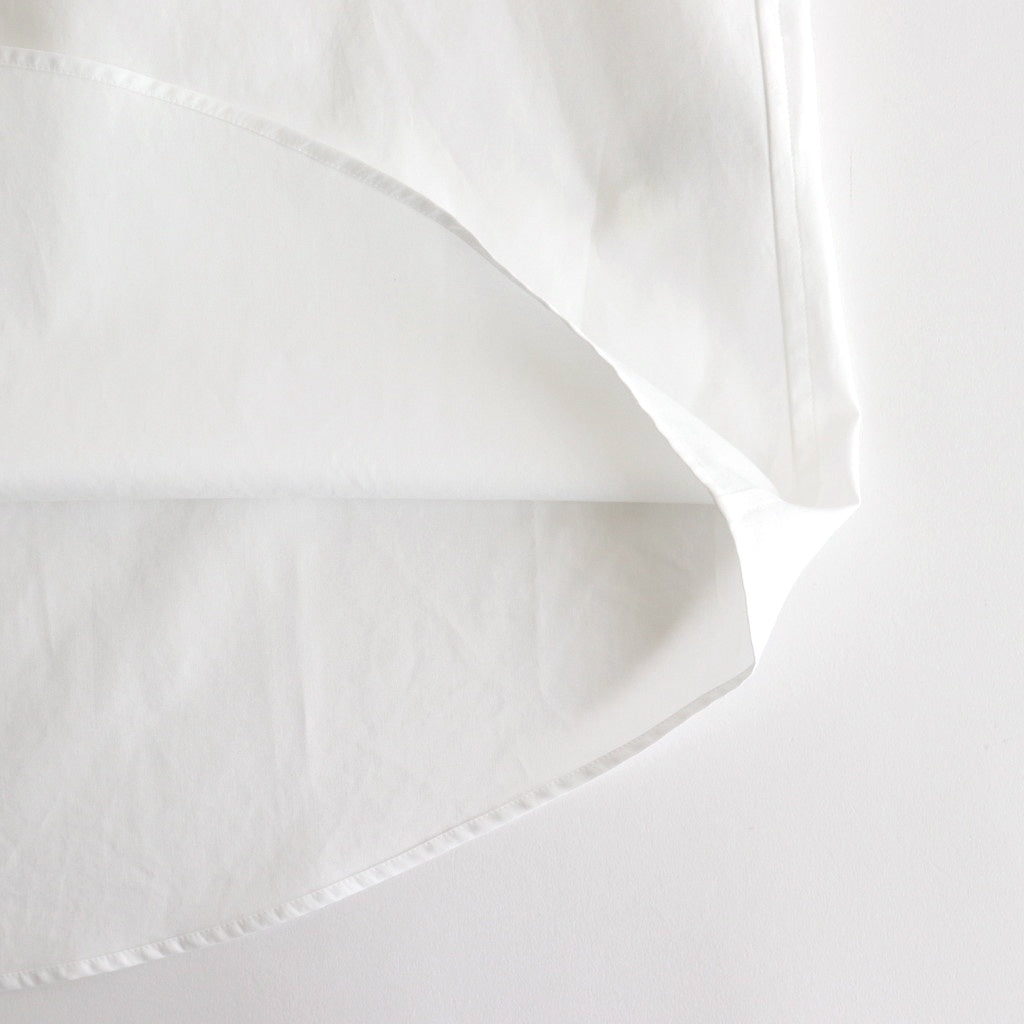 WASHED FINX TWILL BIG SHIRT #WHITE [A25SS02TN]