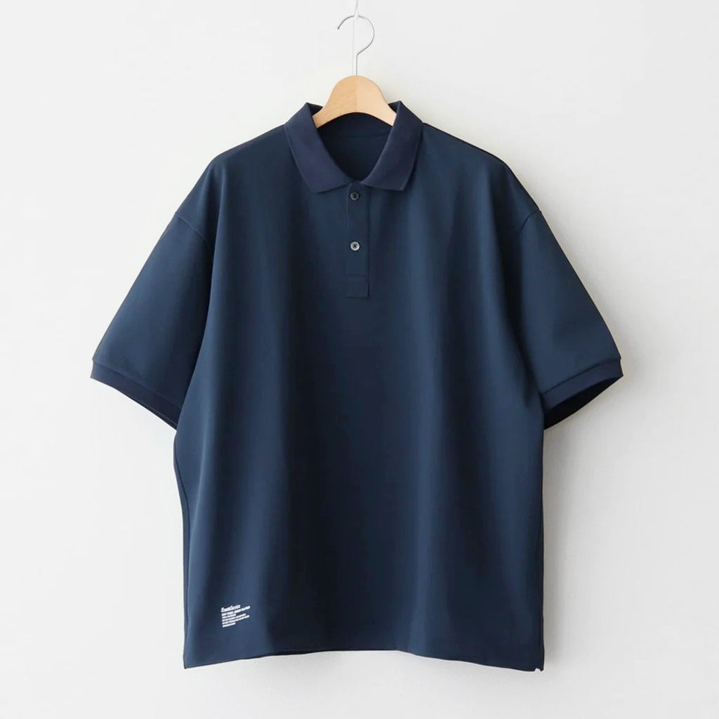 DRY PIQUE JERSEY S/S POLO #NAVY [FSC261-70171B]