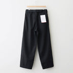 Selvage Denim Belted Pants #BLACK_WASHED [GU253-40064RB]