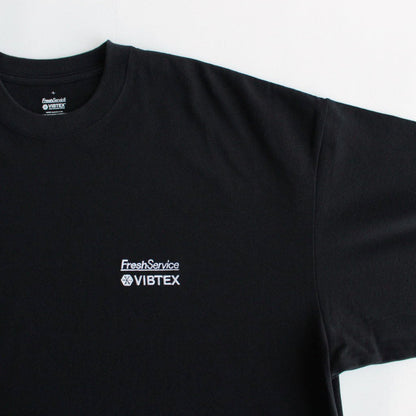 VIBTEX for FreshService S/S CREW NECK TEE #BLACK [FSC244-70176B]