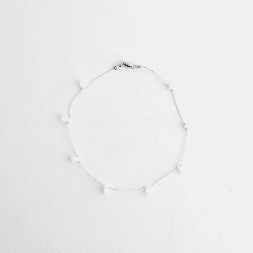 Glass Beads Choker #I/BLU [12610905]
