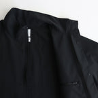 STAND COLLAR ZIP COAT #d.navy [15505]