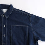 DENIM PULLOVER SHIRT #ONE WASH [FSC261-50186OB]