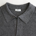 Moss Stitch Polo #D.Gray [2501-011]