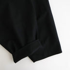 FSHGPT - ウールシーチング ・ ガーメントウォッシュ イージーパンツ #95 Black [SN_FR1604PF]
