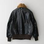 SHRINK LEATHER G-1 JACKET #BLACK SHRINK [26330705]