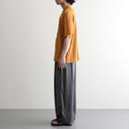 Washi Open Collar S/S Shirt #YELLOW [2601-017]