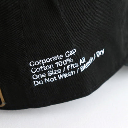 CORPORATE CAP #BLACK [FSP244-90051B]