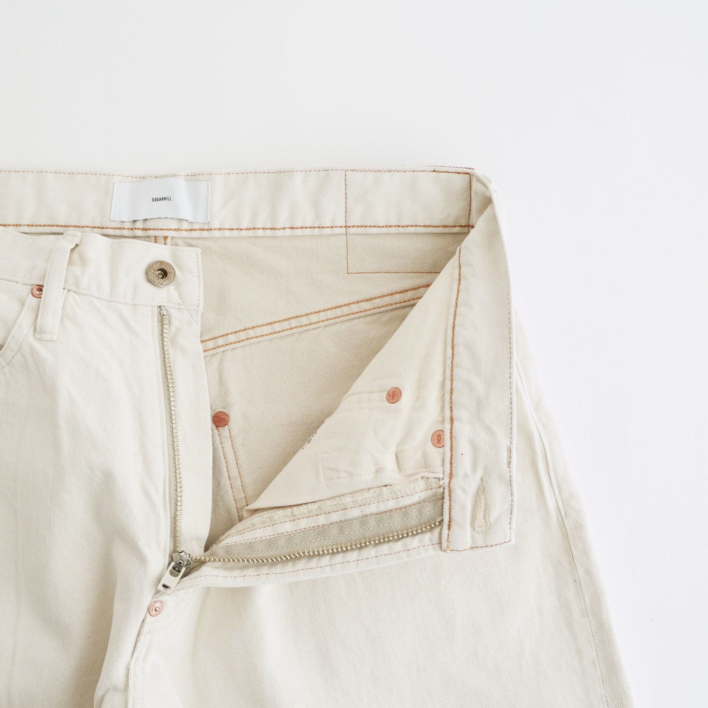 TATTOO FLASH PRINT MODERN DENIM WIDE CUT #ECRU [26440414]