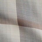 OMBRE OPEN COLLAR SHIRT #ECRU X GRAY [26440501]