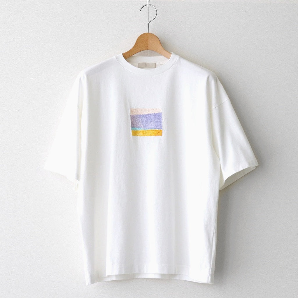 EMBROIDERY T-SHIRT #WHITE [YK25SS0981CS]