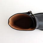 LEATHER WORK BOOTS #BLACK [A25AS01QD]