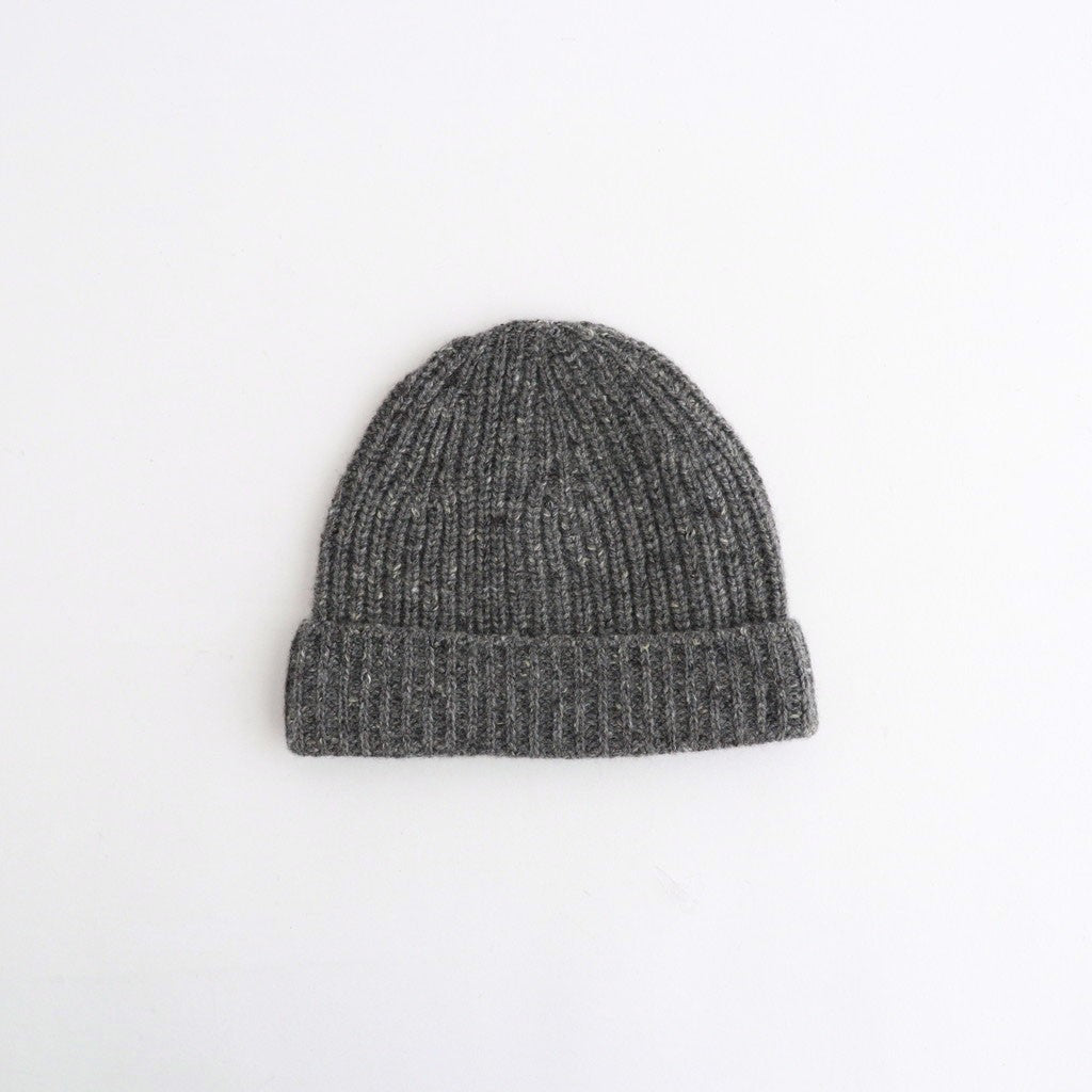 CASHMERE NEP KNIT CAP #MIX GRAY [A26AC08NE]