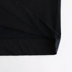 FOB6T - 微強撚綿天竺 6分袖カットソー #95 Midnight [SN_FR0902T6]