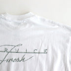 CORPORATE PRINTED S/S TEE ”GEAR” #WHITE [FSC243-70116]
