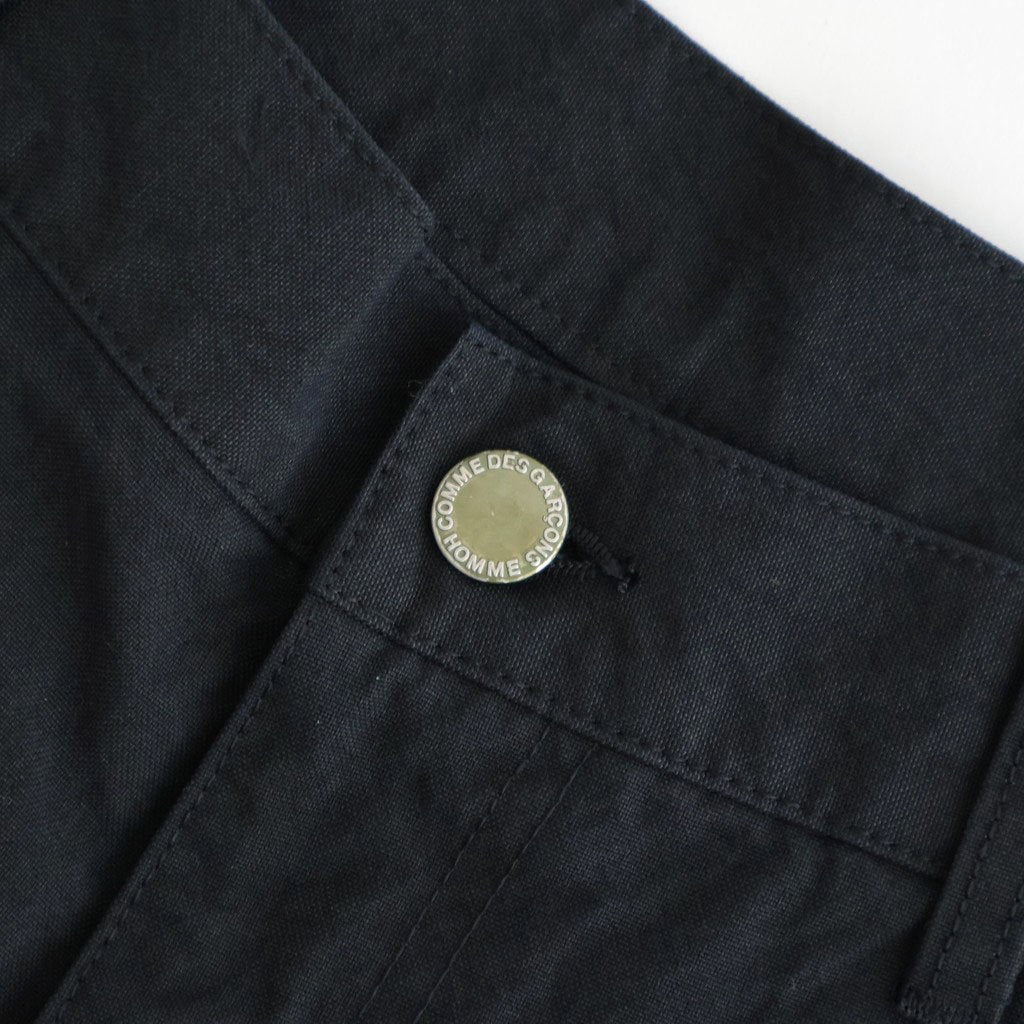 ナイロンオックス 製品染め タックパンツ #BLACK [HQ-P003-051]