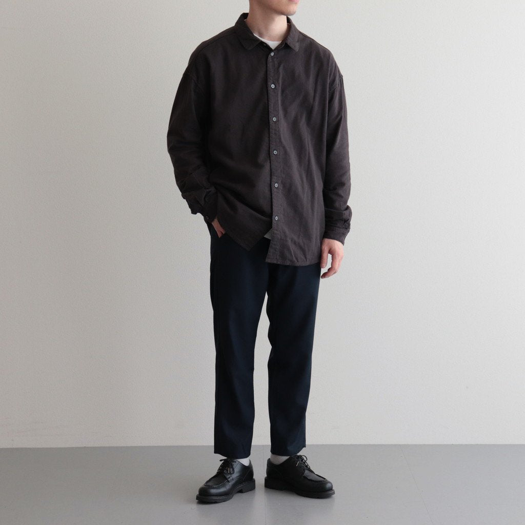 伊勢木綿のシャツ #C.GRAY