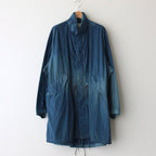 SPRAY PRINTED NYLON SNOWPARKA #OCEAN BLUE [YK23SS0462C]