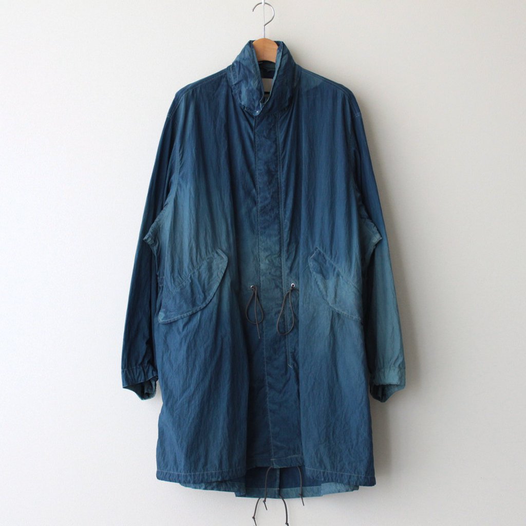 SPRAY PRINTED NYLON SNOWPARKA #OCEAN BLUE [YK23SS0462C]