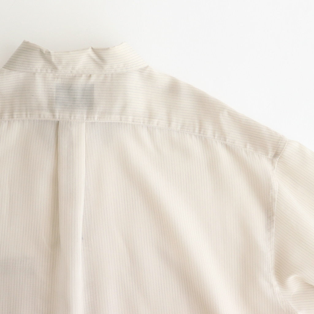 SHEER STRIPE SHIRTS LOOSE FIT #WHITE STRIPE [2541000507]