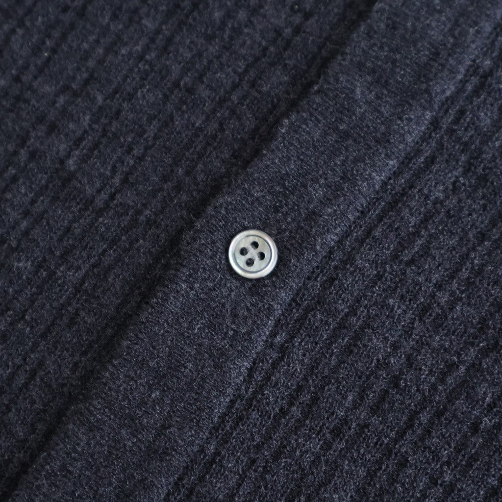 Crepe Knit Shirt #BLACK [2601-006]