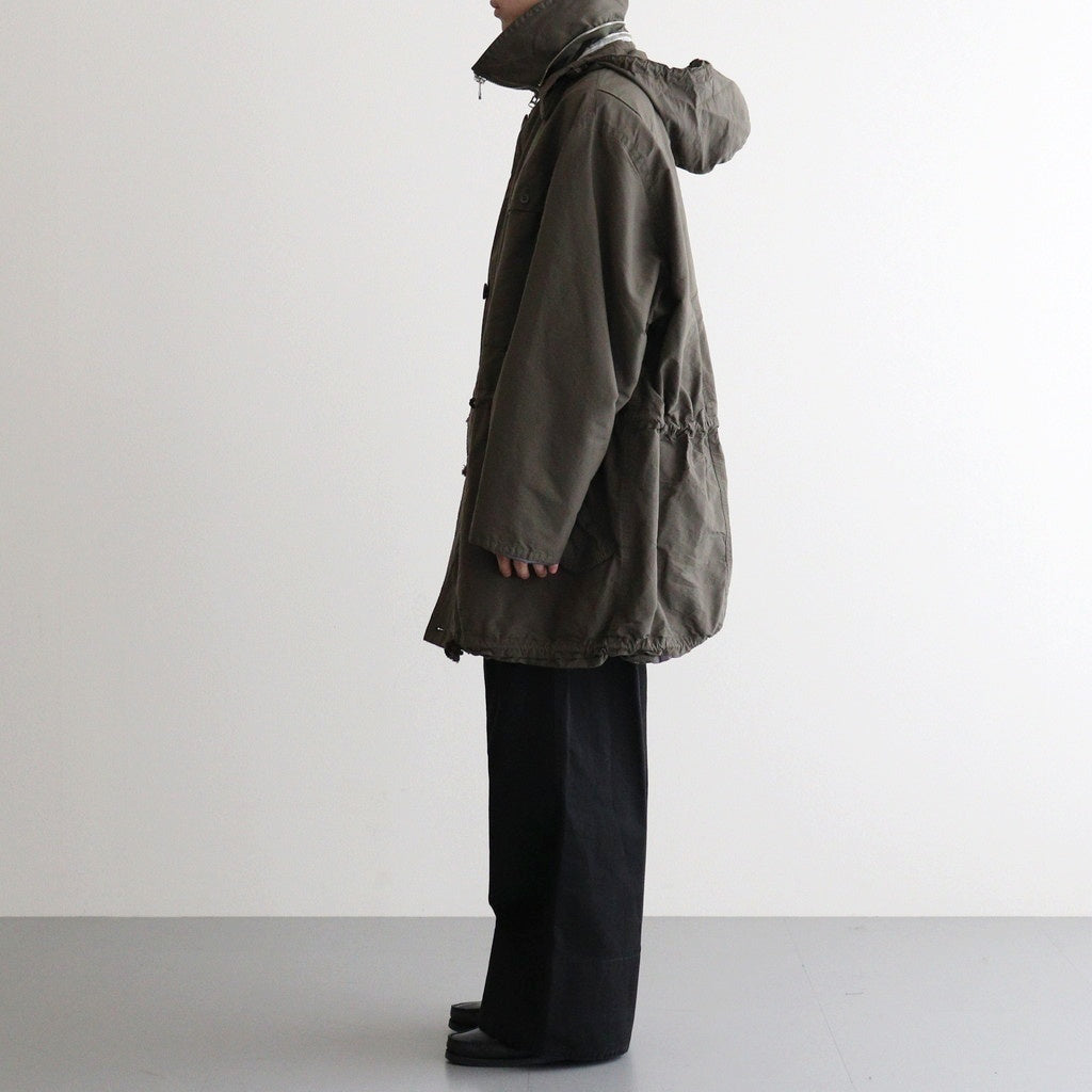 KATHARINE HAMNETT Recycle Polyester Half Coat #OLIVE [YK25FW01128C