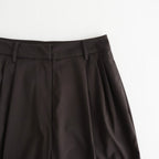 Lightweight Tuck Trousers #D/BRN [12610723]