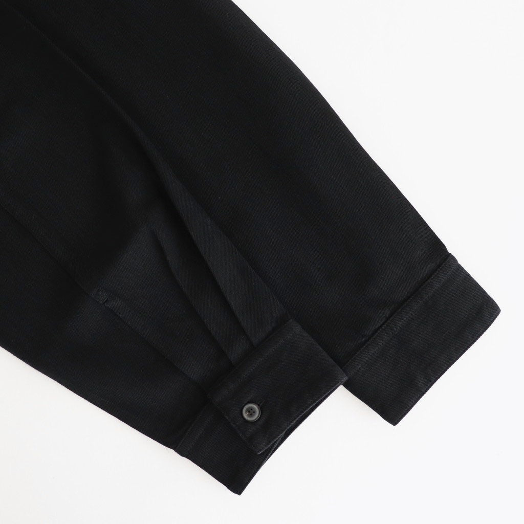 BLACK DENIM CLIO SHIRT #BLACK [N0002]