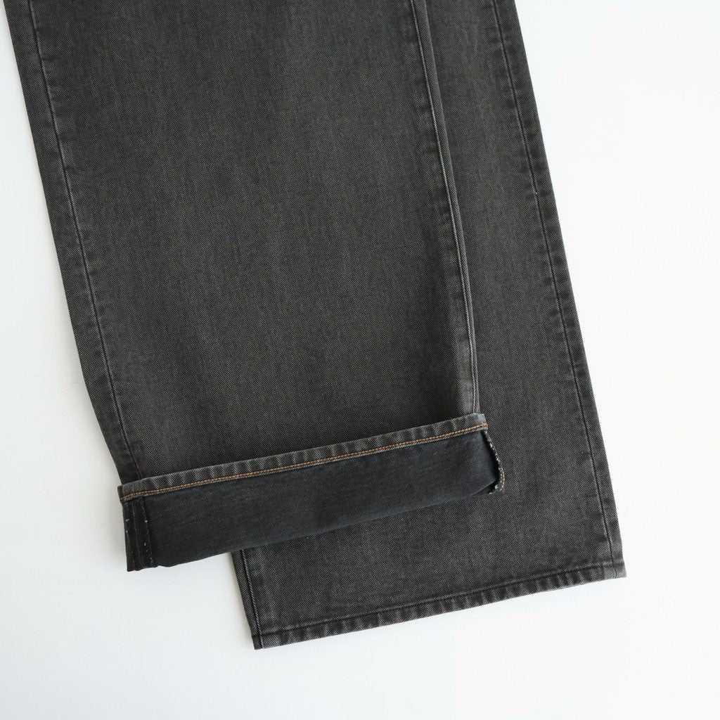 CS MODERN DENIM WIDE CUT #GUNMETAL BLACK [26880402]