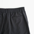 Wool Washer Tropical 2Pleated Easy Shorts #CARBON [YK26SS01174P]