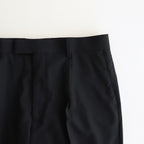 SUPER FINE TROPICAL WOOL SLACKS #TOP DARK NAVY [A25SP03WT]